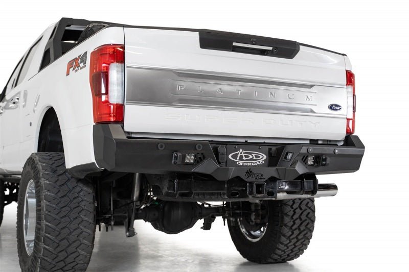 Addictive Desert Designs 17-20 Ford Super Duty Bomber HD Rear Bumper w/ Mounts For Cube Lights - Eastern Shore Retros