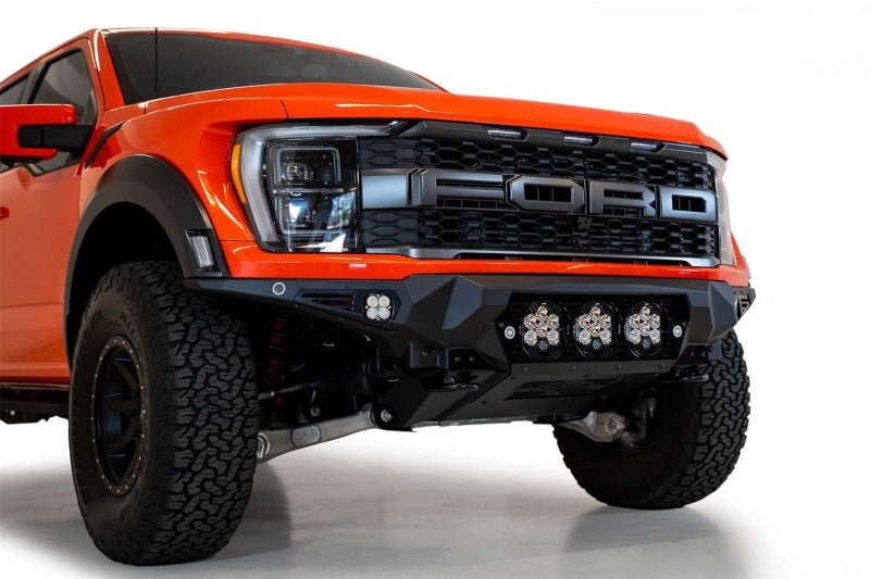 Addictive Desert Designs 2021+ Ford Raptor Bomber Front Bumper w/ 3 Baja Designs LP6 Light Mounts - Eastern Shore Retros