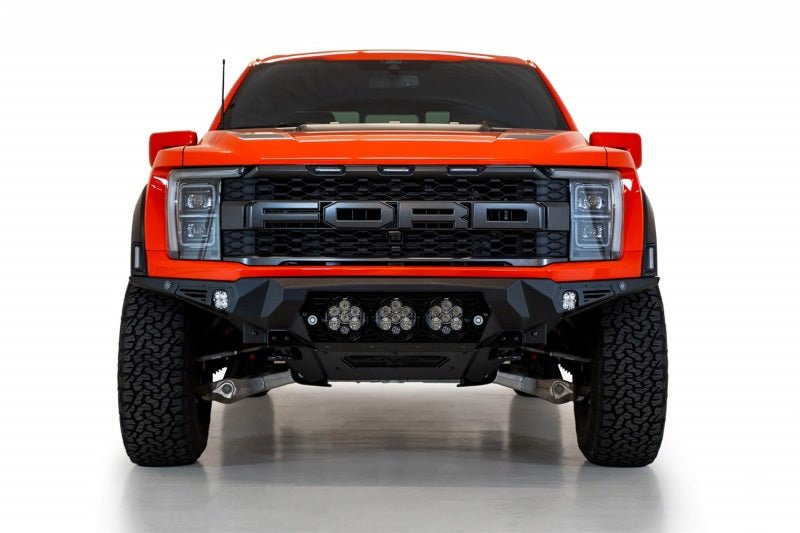 Addictive Desert Designs 2021+ Ford Raptor Bomber Front Bumper w/ 3 Baja Designs LP6 Light Mounts - Eastern Shore Retros