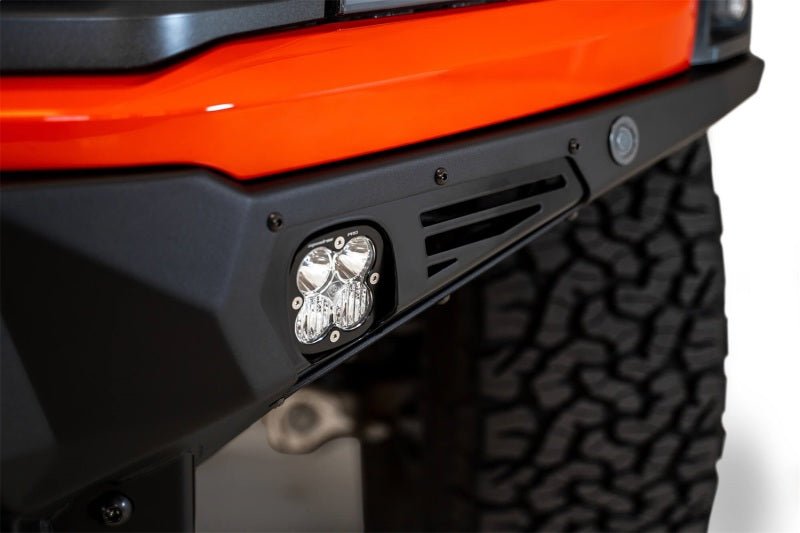 Addictive Desert Designs 2021+ Ford Raptor Bomber Front Bumper w/ 3 Baja Designs LP6 Light Mounts - Eastern Shore Retros