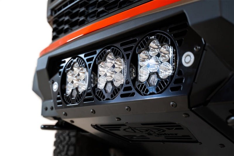 Addictive Desert Designs 2021+ Ford Raptor Bomber Front Bumper w/ 3 Baja Designs LP6 Light Mounts - Eastern Shore Retros