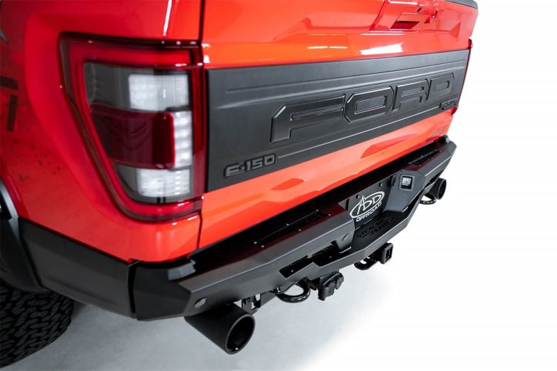 Addictive Desert Designs 2022+ Ford Raptor Stealth Fighter R Bumper w/ 2 Cube Lights - Hammer Black - Eastern Shore Retros