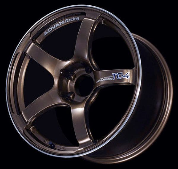 Advan TC4 17x9.0 +45 5-114.3 Umber Bronze Metallic & Ring Wheel - Eastern Shore Retros