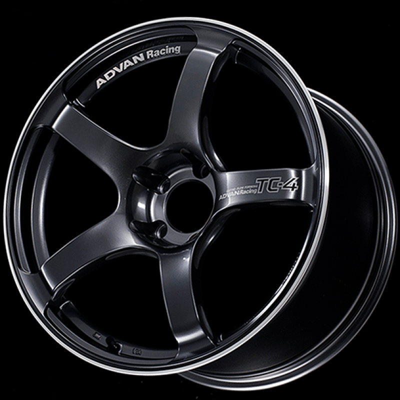 Advan TC4 18x9.5 +12 5-114.3 Racing Gunmetallic and Ring Wheel - Eastern Shore Retros