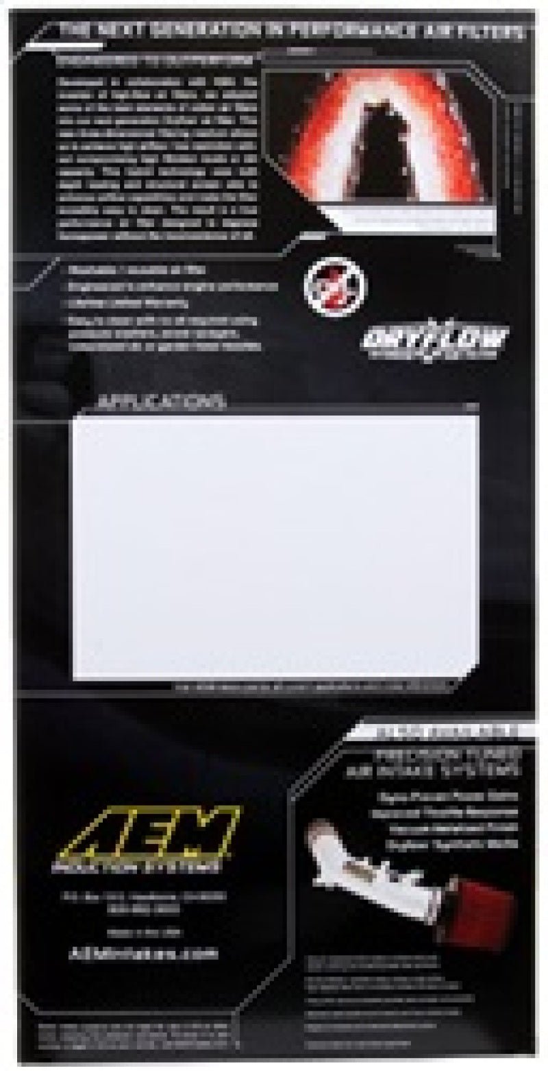 AEM 02-10 VW Touareg, 02-09 Porsche Cayenne Panel Filter - Eastern Shore Retros