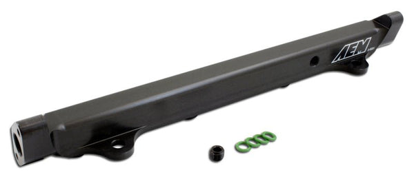 AEM 03-06 Evo 8 & 9 Black Fuel Rail - Eastern Shore Retros