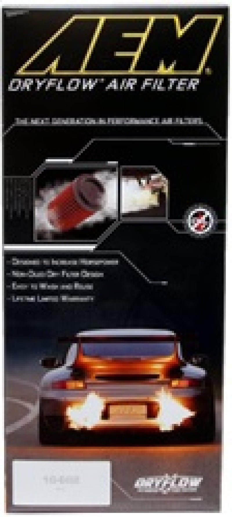 AEM 06-12 Chevrolet Corvette Z06 7.0L V8 / 08-12 Corvette 6.2L V8 Replacement DryFlow Air Filter - Eastern Shore Retros