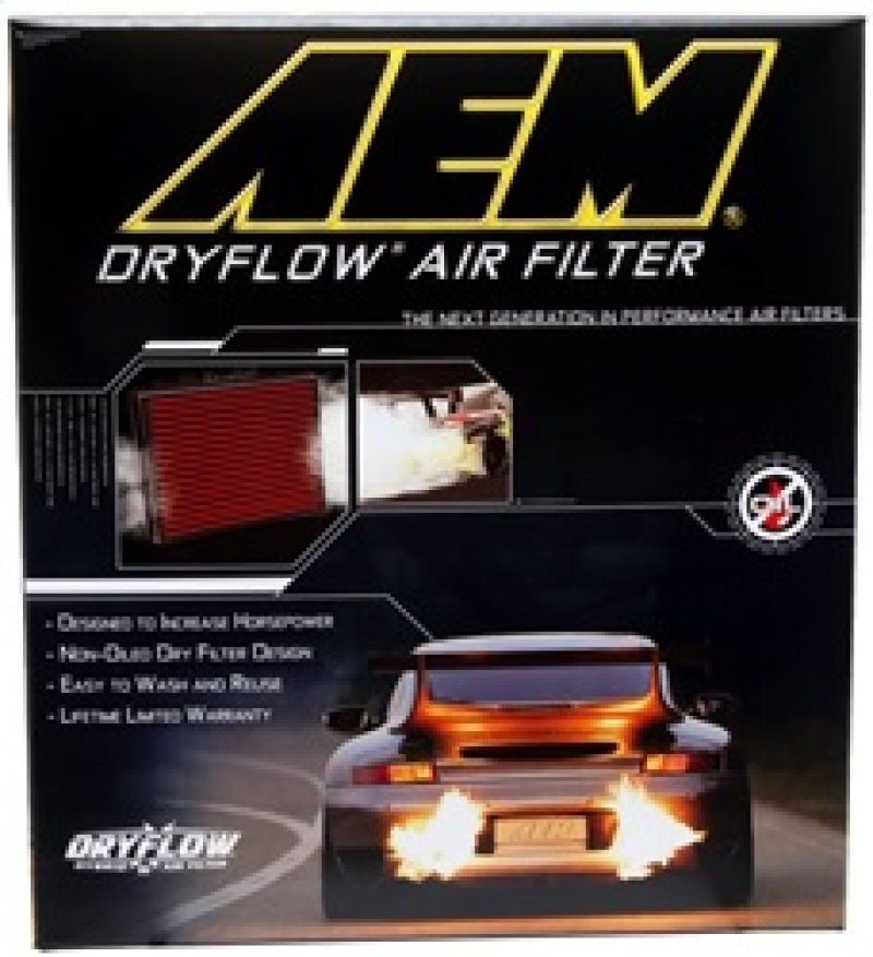 AEM 07-10 Impreza / 08-10 Forester 8.75in O/S L x 8.563in O/S W x 2.438in H DryFlow Air Filter - Eastern Shore Retros