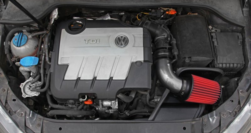AEM 11-14 Volkswagen Jetta 2.0L L4 - Cold Air Intake System - Gunmetal Gray - Eastern Shore Retros