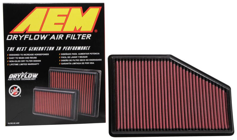 AEM 12-20 Chevrolet Malibu 1.5L/1.8L/2.0L DryFlow Air Filter - Eastern Shore Retros