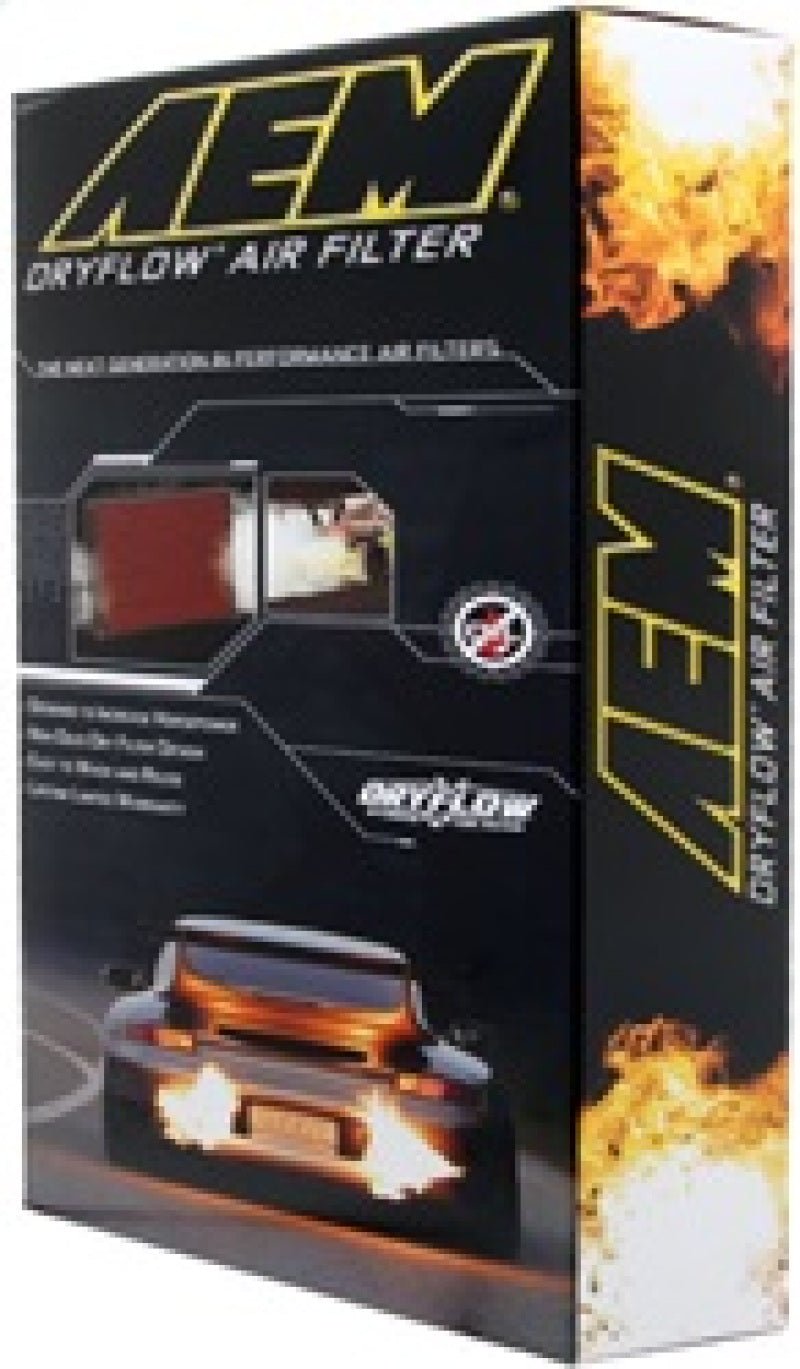AEM 14.313in O/S L x 6.625in O/S W x 1.5in H DryFlow Air Filter - Eastern Shore Retros