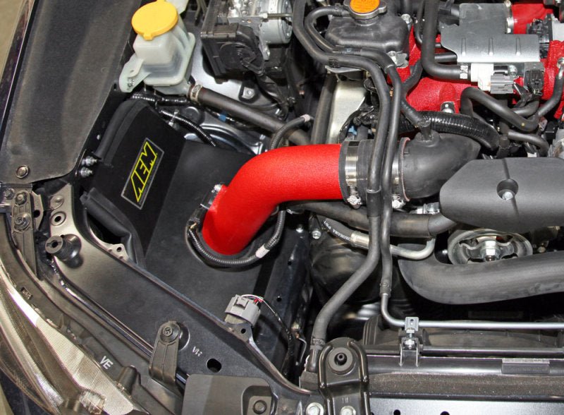 AEM 15-17 Subaru WRX STi 2.5L H4 - Cold Air Intake System - Wrinkle Red - Eastern Shore Retros