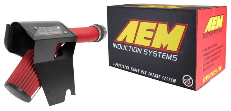 AEM 2018 Subaru WRX STI 2.5L H4 F/I Cold Air Intake System - Wrinkle Red - Eastern Shore Retros