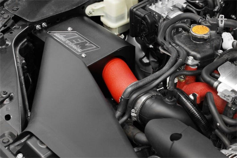 AEM 2018 Subaru WRX STI 2.5L H4 F/I Cold Air Intake System - Wrinkle Red - Eastern Shore Retros
