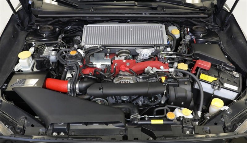 AEM 2018 Subaru WRX STI 2.5L H4 F/I Cold Air Intake System - Wrinkle Red - Eastern Shore Retros