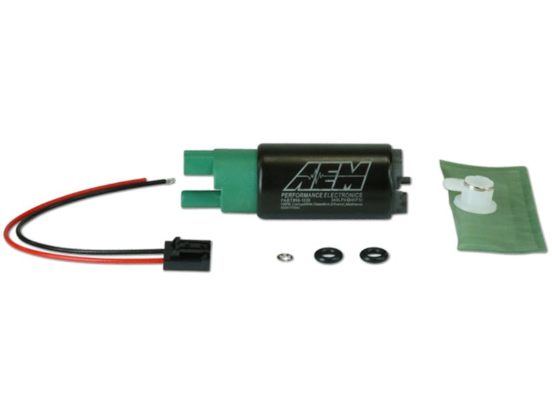 AEM 320LPH 65mm Fuel Pump Kit w/o Mounting Hooks - Ethanol Compatible - Eastern Shore Retros