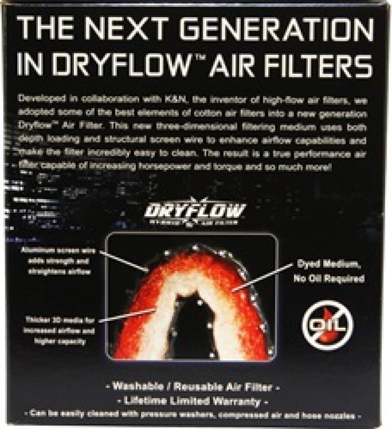 AEM 5.5in Base OD x 4.75in Top OD x 5in Height Conical DryFlow Air Filter - Eastern Shore Retros