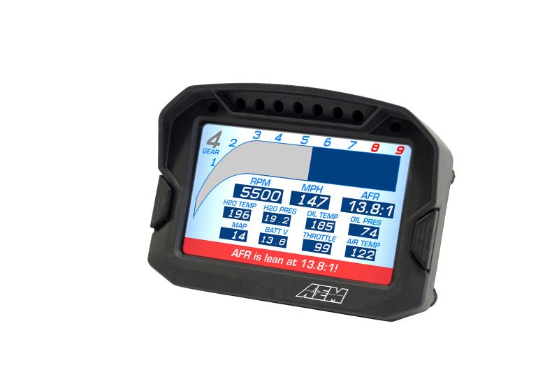 AEM CD-5LG Carbon Logging Digital Dash Display w/ Internal 10Hz GPS & Antenna - Eastern Shore Retros