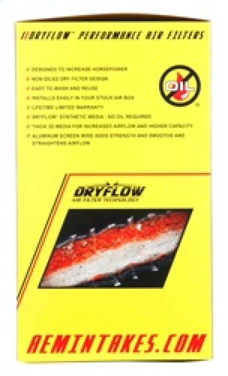 AEM DryFlow Air Filter AIR FILTER KIT 2.5in X 9in DRYFLOW - Eastern Shore Retros