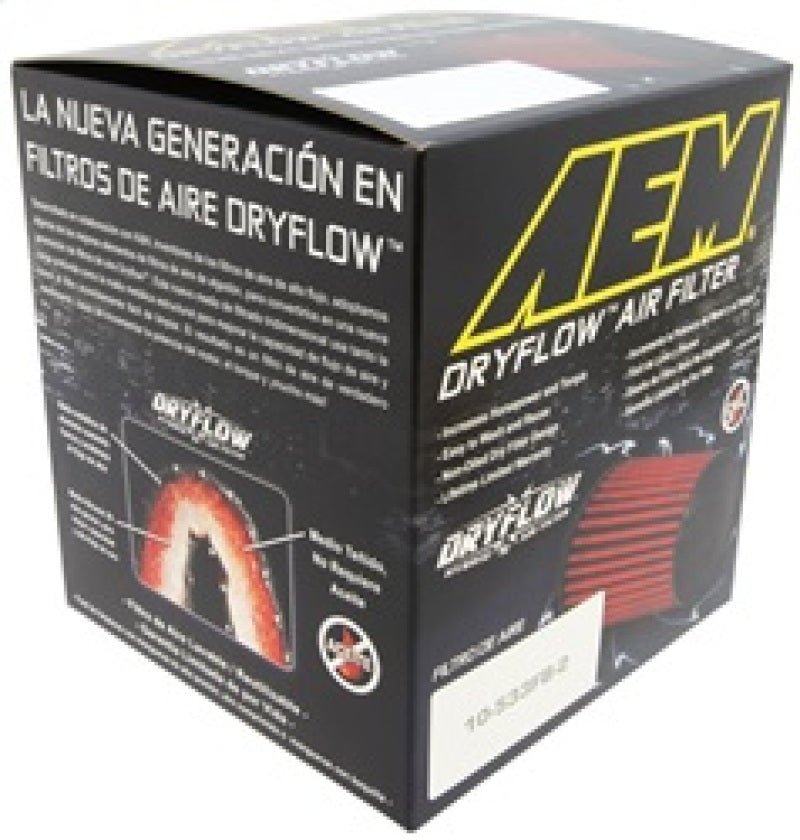 AEM Dryflow Air FIlter Conical 5.5in Base OD x 4.75in Top OD x 5in Height - Eastern Shore Retros