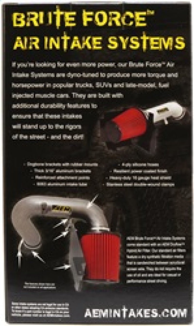 AEM Dryflow Conical Air Filter 2.75in Flange ID / 6in Base OD / 5.125in Top OD / 9.125in Height - Eastern Shore Retros