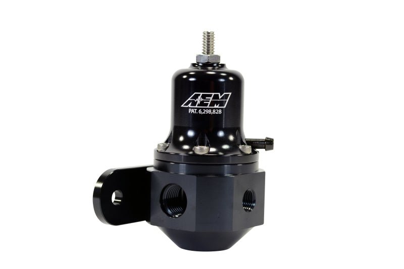 AEM High Capacity Universal Black Adjustable Fuel Pressure Regulator - Eastern Shore Retros