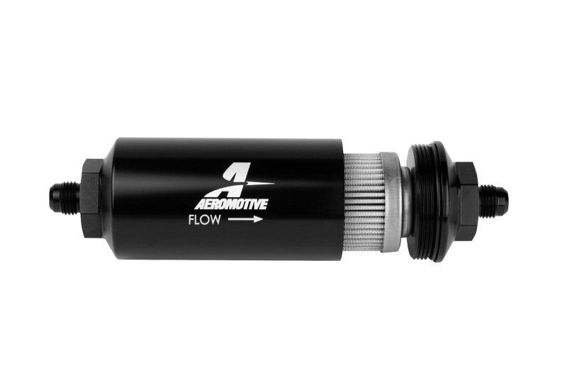 Aeromotive In-Line Filter - (AN-06 Male) 100 Micron Stainless Steel Element - Eastern Shore Retros