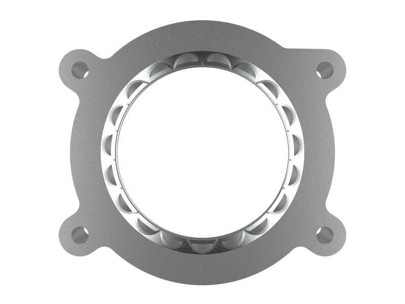 aFe 2020 Vette C8 Silver Bullet Aluminum Throttle Body Spacer Works w/ Factory Intake Only - Silver - Eastern Shore Retros