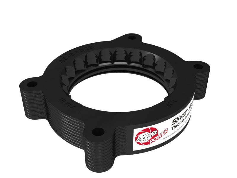 aFe 2020 Vette C8 Silver Bullet Aluminum Throttle Body Spacer / Works With aFe Intake Only - Black - Eastern Shore Retros