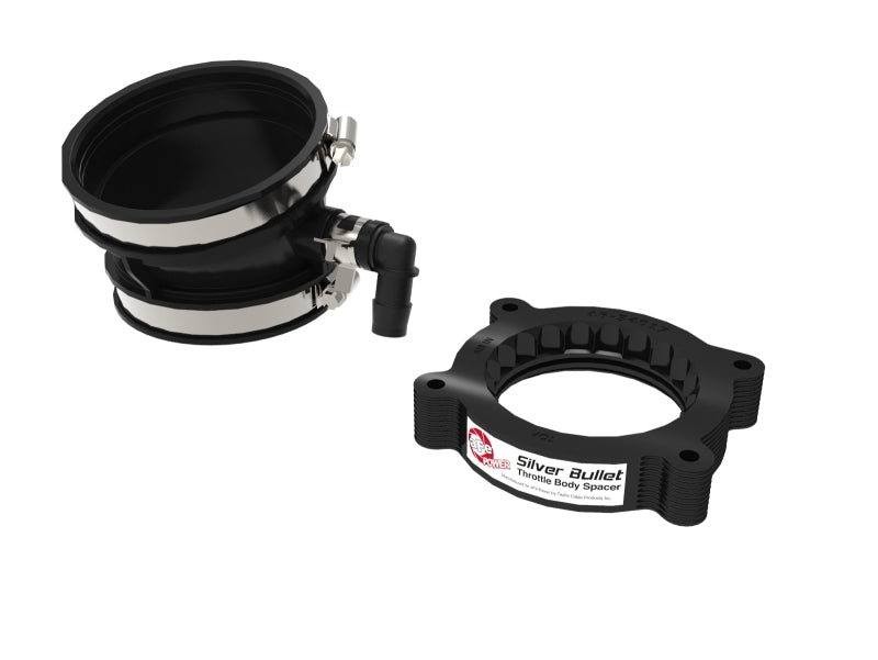 aFe 2020 Vette C8 Silver Bullet Aluminum Throttle Body Spacer / Works With Factory Intake Only - Blk - Eastern Shore Retros