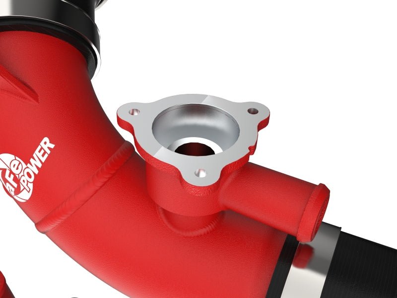 aFe 2022 Toyota Land Cruiser (J300) V6-3.5L (tt) BladeRunner 2.5in Aluminum Hot Charge Pipe - Red - Eastern Shore Retros