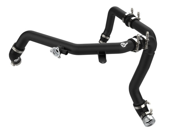 aFe 21-22 Ford Bronco V6-2.7Ltt BladeRunner Alum Hot Charge Pipe - Black - Eastern Shore Retros