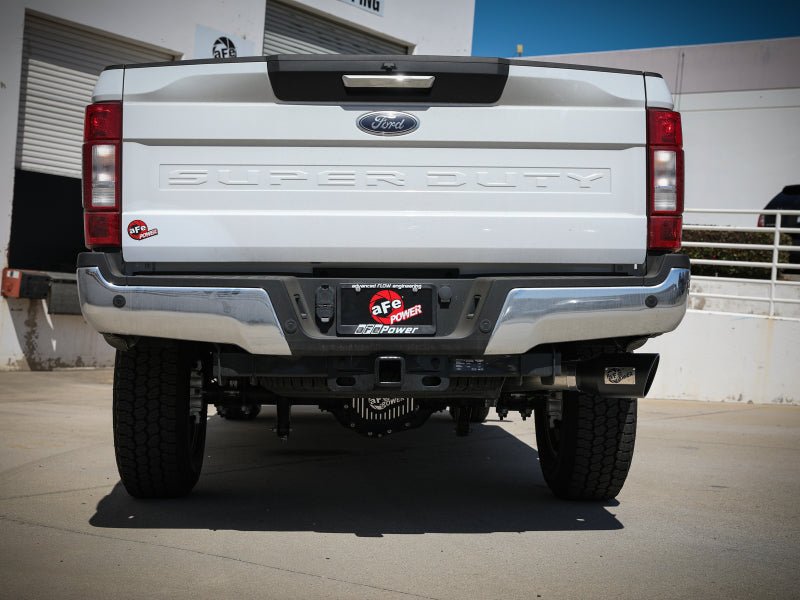 aFe Apollo GT Series 3-1/2in 409 SS Axle-Back Exhaust 17-20 Ford F-250/F-350 6.2/7.3L w/ Black Tips - Eastern Shore Retros