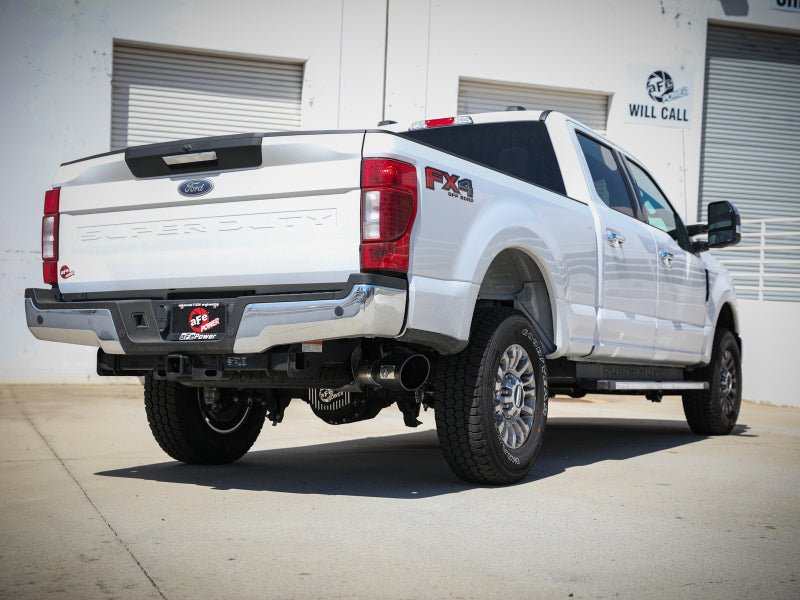 aFe Apollo GT Series 3-1/2in 409 SS Axle-Back Exhaust 17-20 Ford F-250/F-350 6.2/7.3L w/ Black Tips - Eastern Shore Retros