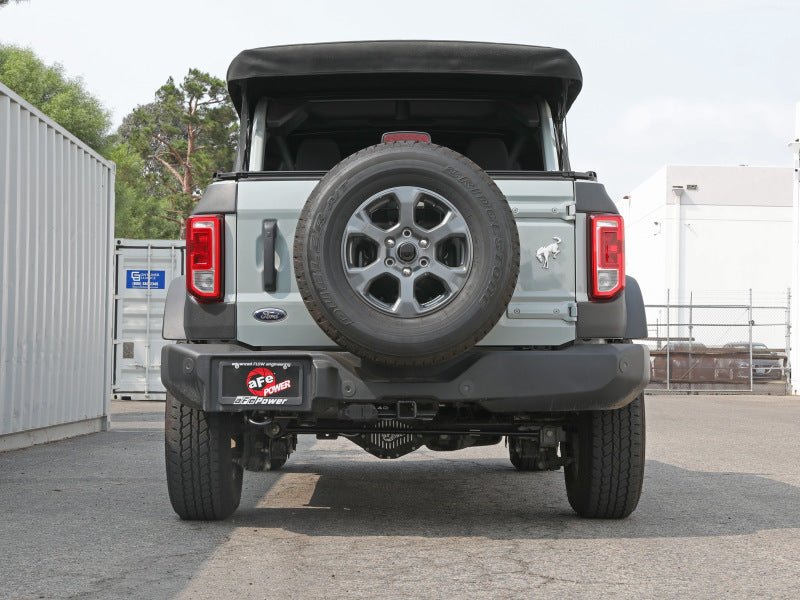 aFe Apollo GT Series 3in 409SS Cat-Back Ford Bronco 2021 L4 2.3L/V6 2.7L - Polished - Eastern Shore Retros