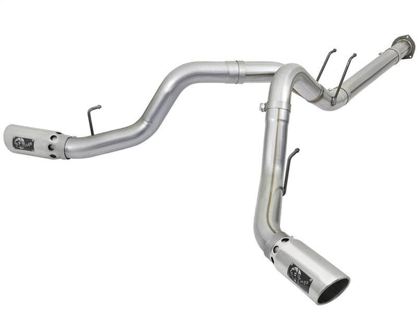 aFe ATLAS 4in DPF-Back Alum Steel Exhaust System w/Polished Tip 2017 Ford Diesel Trucks V8-6.7L (td) - Eastern Shore Retros