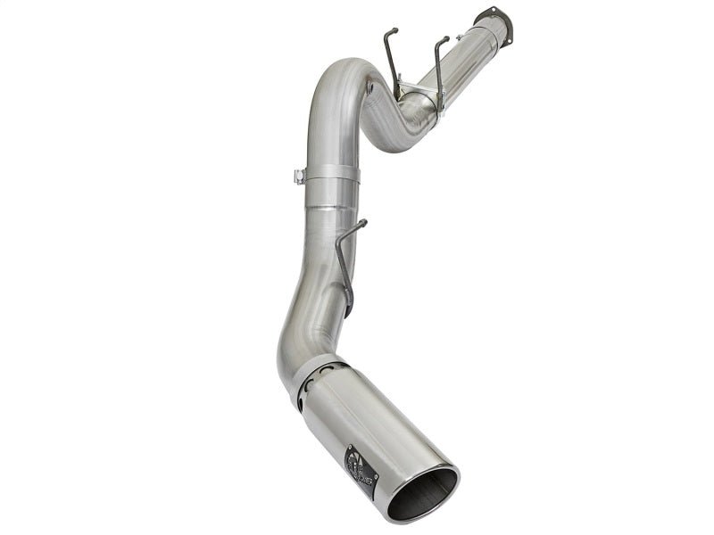 aFe ATLAS 5in DPF-Back Alum Steel Exhaust System w/Polished Tip 2017 Ford Diesel Trucks V8-6.7L (td) - Eastern Shore Retros