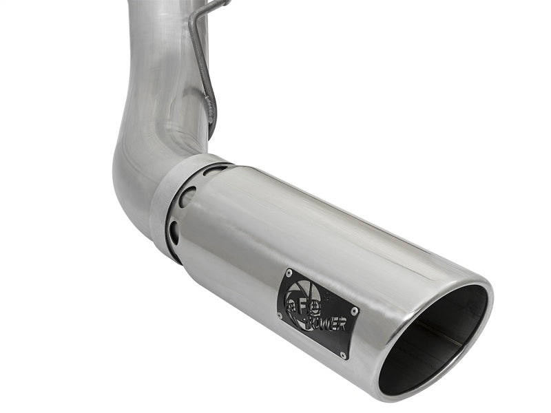 aFe ATLAS 5in DPF-Back Alum Steel Exhaust System w/Polished Tip 2017 Ford Diesel Trucks V8-6.7L (td) - Eastern Shore Retros