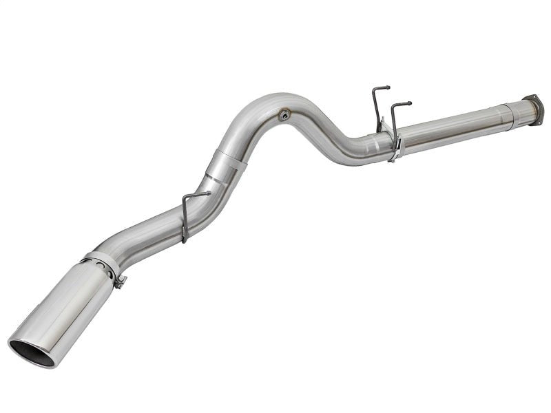 aFe ATLAS 5in DPF-Back Alum Steel Exhaust System w/Polished Tip 2017 Ford Diesel Trucks V8-6.7L (td) - Eastern Shore Retros