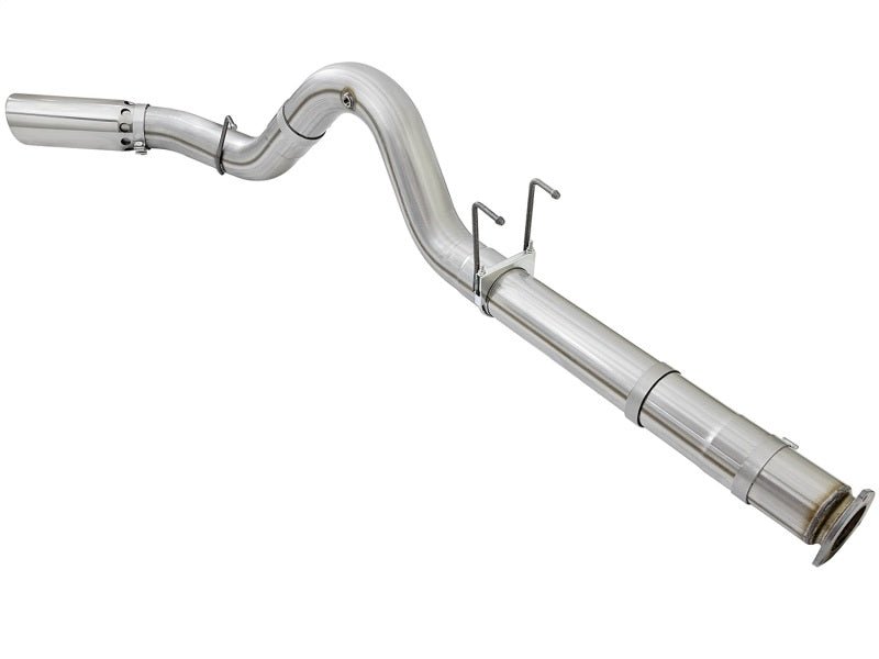 aFe ATLAS 5in DPF-Back Alum Steel Exhaust System w/Polished Tip 2017 Ford Diesel Trucks V8-6.7L (td) - Eastern Shore Retros