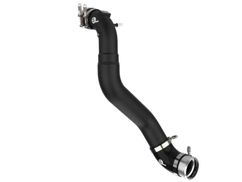 aFe BladeRunner 21-22 Ford F-150 Ecoboost V6-3.5L(tt) Aluminum Hot and Cold Charge Pipe Kit Black - Eastern Shore Retros