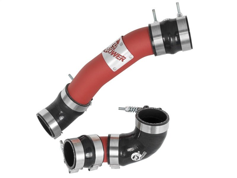aFe Bladerunner Intercooler Tube Hot/Cold - Red 2017 Honda Civic Type R L4-2.0L (t) - Eastern Shore Retros