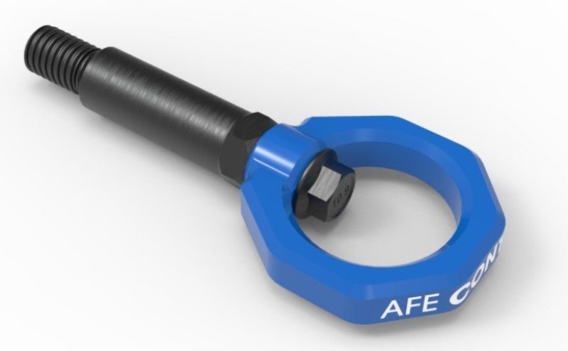 aFe Control Front Tow Hook Blue 20-21 Toyota GR Supra (A90) - Eastern Shore Retros