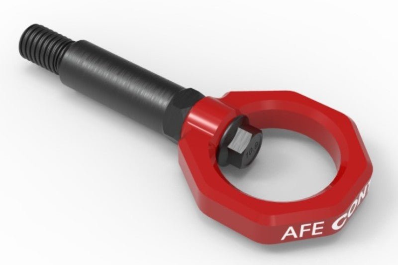 aFe Control Front Tow Hook Red 20-21 Toyota GR Supra (A90) - Eastern Shore Retros