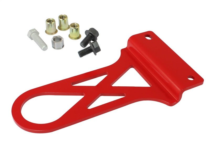 aFe Control PFADT Series Front Tow Hook Red 97-04 Chevrolet Corvette (C5) - Eastern Shore Retros