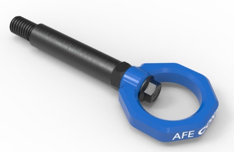 aFe Control Rear Tow Hook Blue BMW F-Chassis 2/3/4/M - Eastern Shore Retros