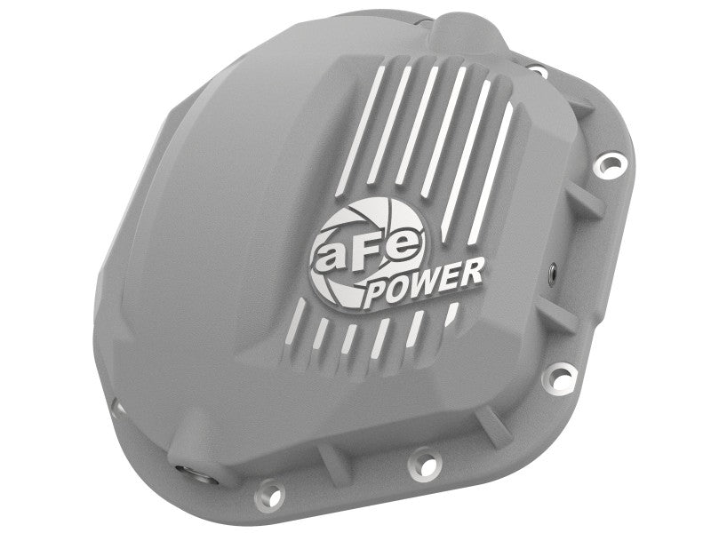 afe Front Differential Cover (Raw; Street Series); Ford Diesel Trucks 94.5-14 V8-7.3/6.0/6.4/6.7L - Eastern Shore Retros