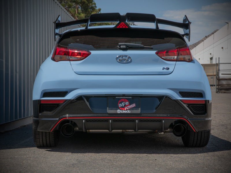 aFe Hyundai Veloster N 21-22 L4-2.0L (t) Takeda Cat-Back Exhaust System- Black Tips - Eastern Shore Retros