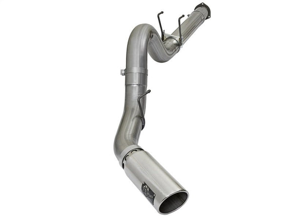 aFe LARGE BORE HD 5in 409-SS DPF-Back Exhaust w/Polished Tip 2017 Ford Diesel Trucks V8 6.7L (td) - Eastern Shore Retros