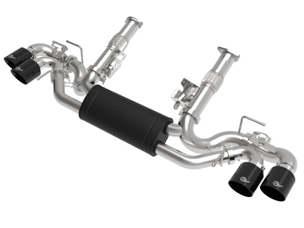 aFe MACH Force-Xp 3in to 2-1/2in 304SS Cat-Back 2020 Chevy Corvette (C8) 6.2L - Black Tip - Eastern Shore Retros